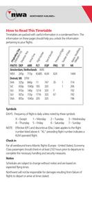 Northwest Airlines System Timetable May 2, 2005