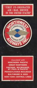 Northwest Airways Timetable 1931 June 2