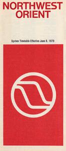 Northwest Orient Airlines System Timetable 1979 June 8