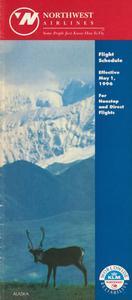 Northwest Airlines Flight Schedule 1996 May 1