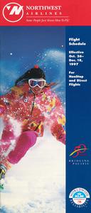 Northwest Airlines Flight Schedule 1997 October 26