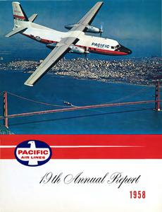 Pacific Air Lines Annual Report 1958