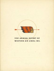 Western Air Lines Annual Report 1941