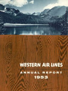 Western Air Lines Annual Report 1953