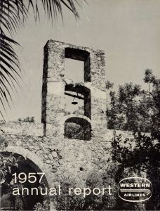 Western Air Lines Annual Report 1957
