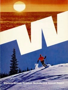 Western Airlines Annual Report 1971