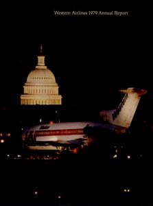Western Airlines Annual Report 1979