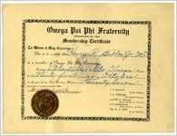 Certificates, Dr. H. R. Butler Jr.