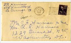 Correspondence - Dorothy Harrison to J. Frank Harrison, Jr. and Bob Harrison