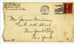 Correspondence - Fred Lomax ("Bunny") to J. Frank Harrison, Jr.