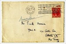 Correspondence - Alain Locke to J. Frank Harrison, Jr.