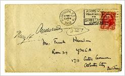 Correspondence - Alain Locke to J. Frank Harrison, Jr.