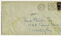 Correspondence - Herbert King to J. Frank Harrison, Jr.