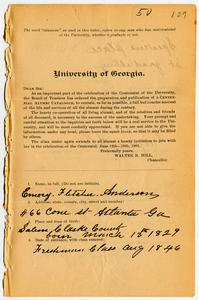 Anderson, Emory Fletcher, b. 1829, Vol. 1, p. 129-132