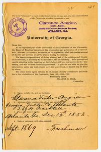 Angier, Clarence Victor, b. 1853, Vol. 1, p. 149-152