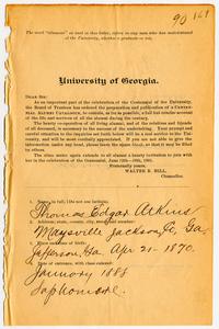 Atkins, Thomas Edgar, b. 1870, Vol. 1, p. 169-172