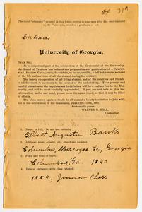 Banks, Elbert Augustin, b. 1840, Vol. 1, p. 319-322
