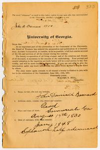 Barnard, John Daniell, b. 1830, Vol. 1, p. 335-8