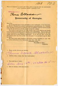 Blackshear, Thomas Edward, Vol. 1, p. 703-6