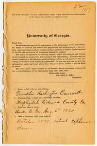 Carswell, Franklin Washington, b. 1860, Vol. 2, p. 141-4