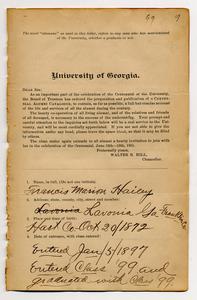Hailey, Francis Marion, b. 1872, Vol. 4, p. 9-12