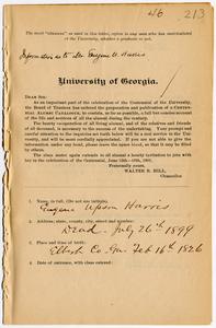 Harris, Eugene Upson, 1826-1899, Vol. 4, p. 213-6
