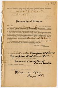 Harris, Sampson Watkins, Vol. 4, p. 253-6