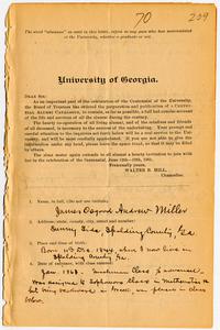 Miller, James Osgood Andrew, b. 1844, Vol. 7, p. 209-12