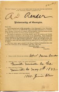 Render, Robert Dawson, b. 1842, Vol. 8, p. 41-4