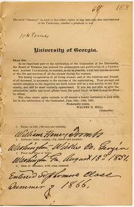 Toombs, William Henry, b. 1837, Vol. 9, p. 155-8