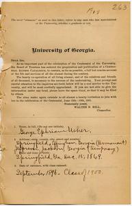 Usher, George Ephriam, b. 1869, Vol. 9, p. 263-6
