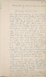 Minutes, 1912-1920