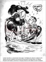 [Baldy cartoon on W. D. Page] / by Baldy, 1946