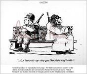 --Our terrorists can whip your terrorists any time!-- / Baldy, [ca. 1981]