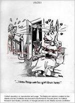 --I knew things were too quiet down here! / Baldy, [ca. 1948]
