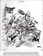 [Baldy cartoon on legislative log jamming] / Baldy, [ca. 1964]