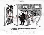 --Is there an update on the Korean bribery investigation, Mr. Chairman? / Baldy, [1977 July 14]