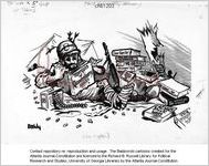 [Baldy cartoon on soldiers] / Baldy, [ca. 1971]