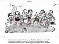 [Baldy cartoon on the 1972 Senate race] / Baldy, [1971 Feb. 3].