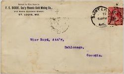 Letter: Saint Louis, Missouri to Wier Boyd, Dahlonega, Georgia, 1892 Dec. 19