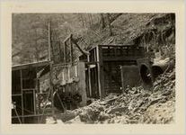 Building Findley Mill, "setting stamps," [1938?]