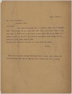 Letter: Macon, Georgia to Oscar Micheaux, Chicago, Illinois, 1927 Sept. 26