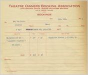 Agreement between the Theatre Owners Booking Association and Ben Stein, 1928 Feb. 14