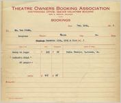 Agreement between the Theatre Owners Booking Association and Ben Stein, 1927 Dec. 12