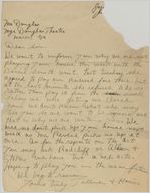 Letter: to  Charles Henry Douglass, Jr., Macon, Georgia, possibly 1925
