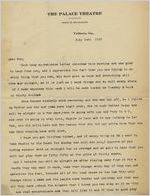 Letter: Valdosta, Georgia to Ben Stein, Macon, Georgia, 1927 July 14