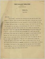 Letter: Valdosta, Georgia to Ben Stein, Macon, Georgia, possibly 1927