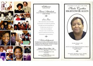 Celebration of Life for Sheila Cynthia Hightower Allen