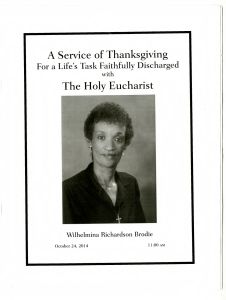 A Service of Thanksgiving For a Life's Task Faithfully Discharged with The Holy Eucharist
