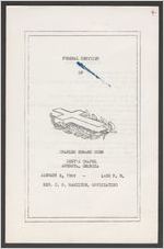 Funeral services of Charles Edward Dunn, Dent's Chapel, Augusta, Georgia, January 6, 1969, 4:00 p.m., Rev. C. S. Hamilton, officiating